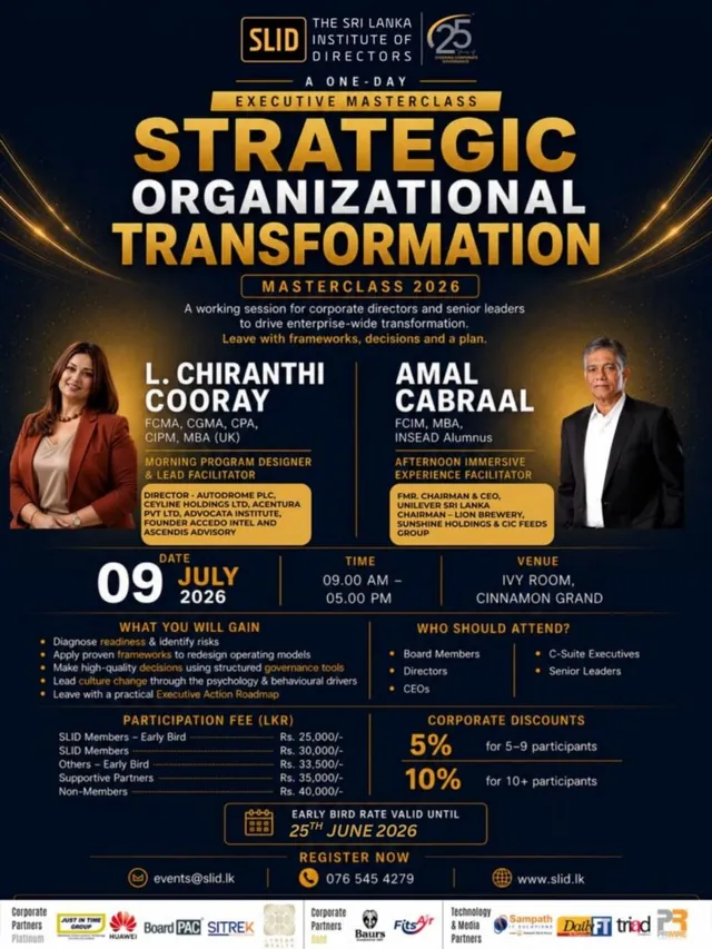 Strategic Organizational Transformation Masterclass